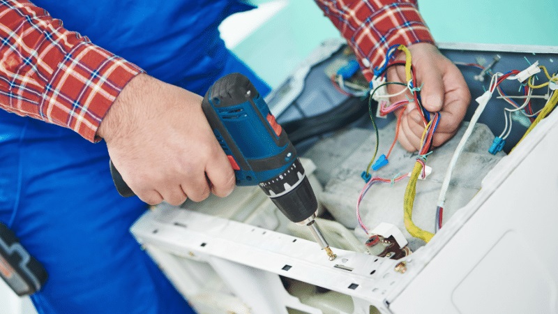 Taraklı Baykan Baykan çamaşır makinesi kart tamiri – Su almama arızası orijinal parça ile giderildi. - Teknik servis örneği
